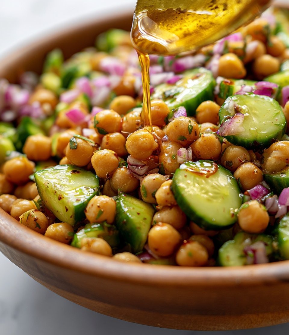 Chickpea Cucumber Salad