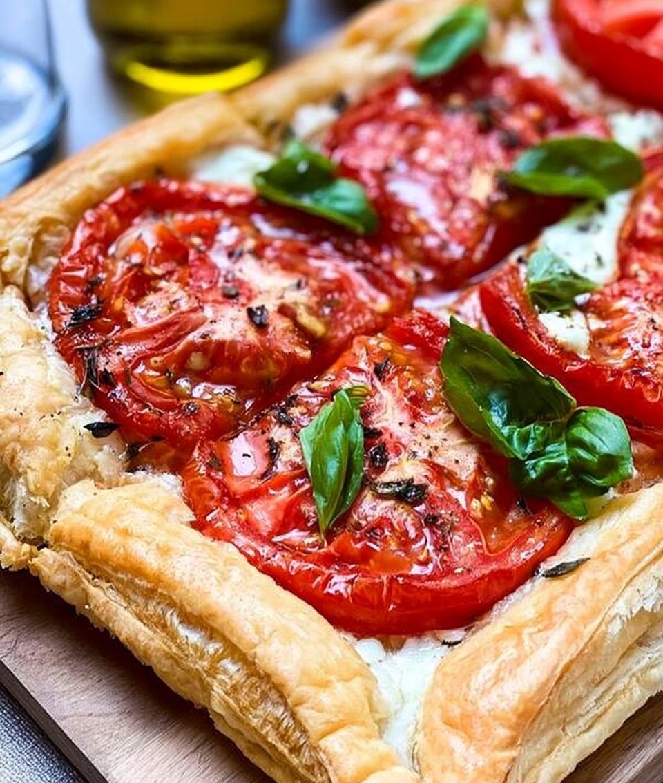 Puff Pastry Tomato Tart