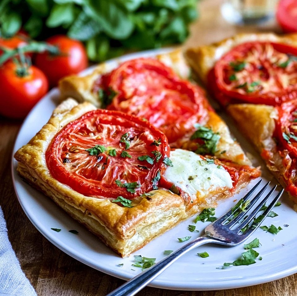Puff Pastry Tomato Tart