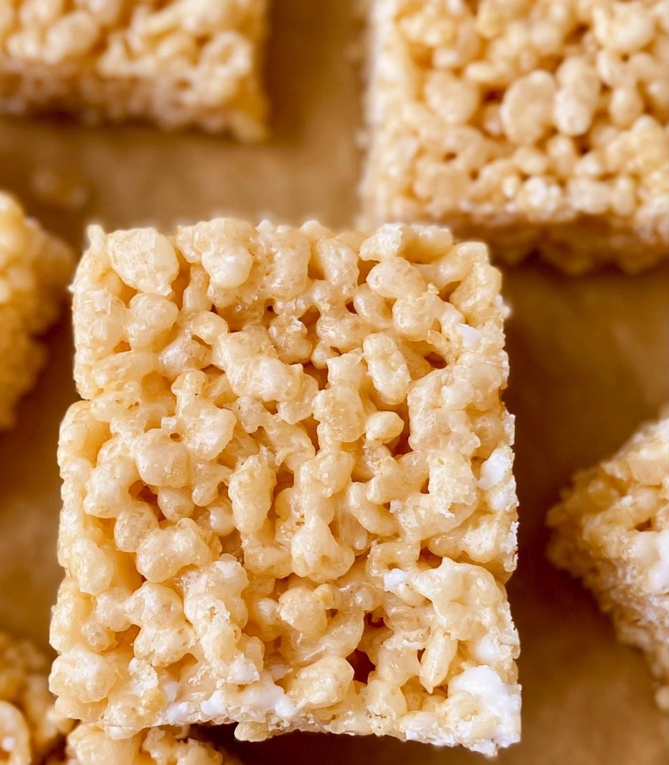 Brown Butter Rice Krispies Treats