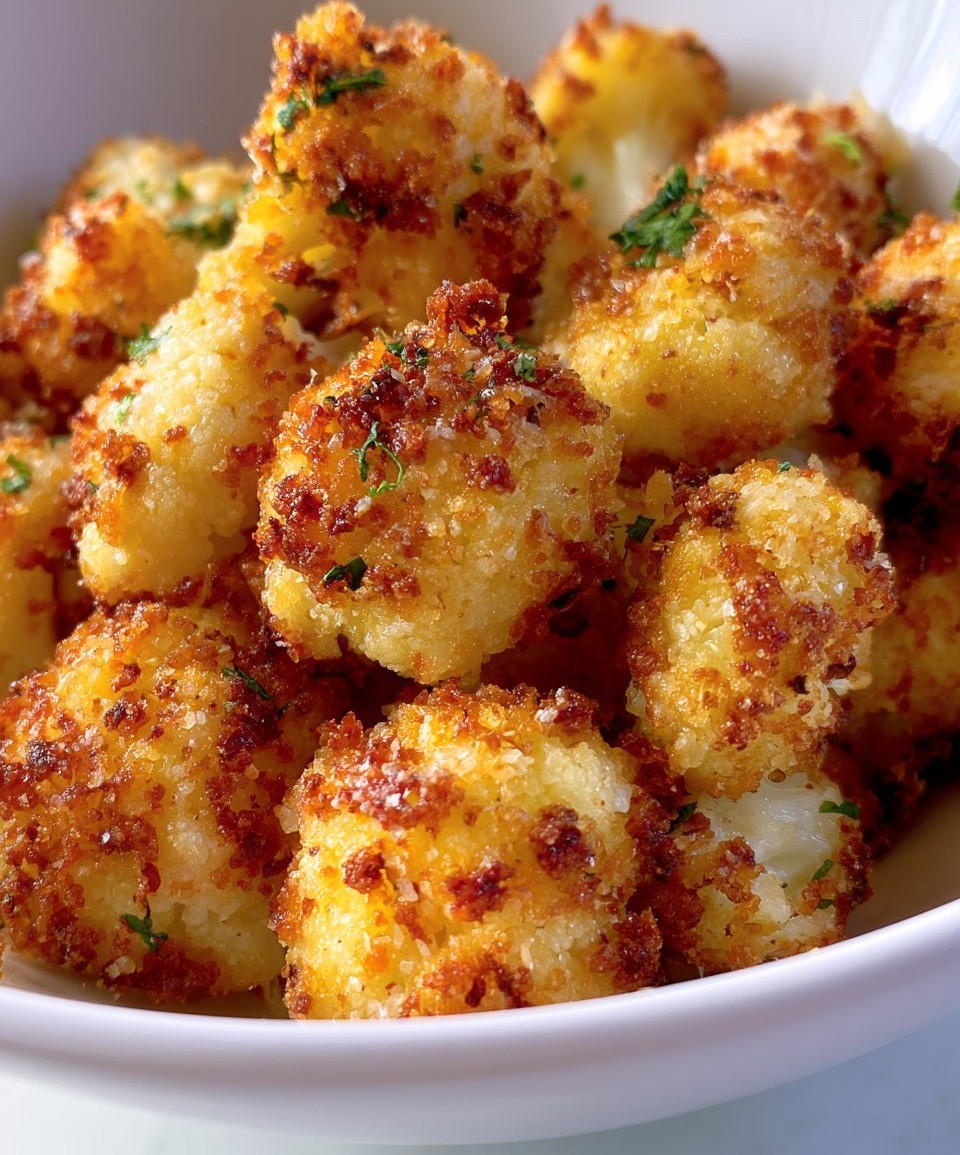 Parmesan Cauliflower Bites