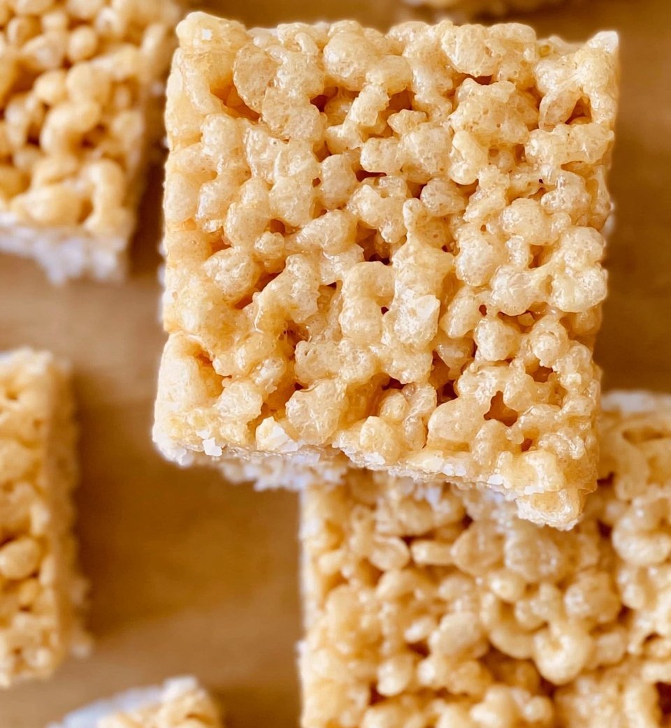 Brown Butter Rice Krispies Treats