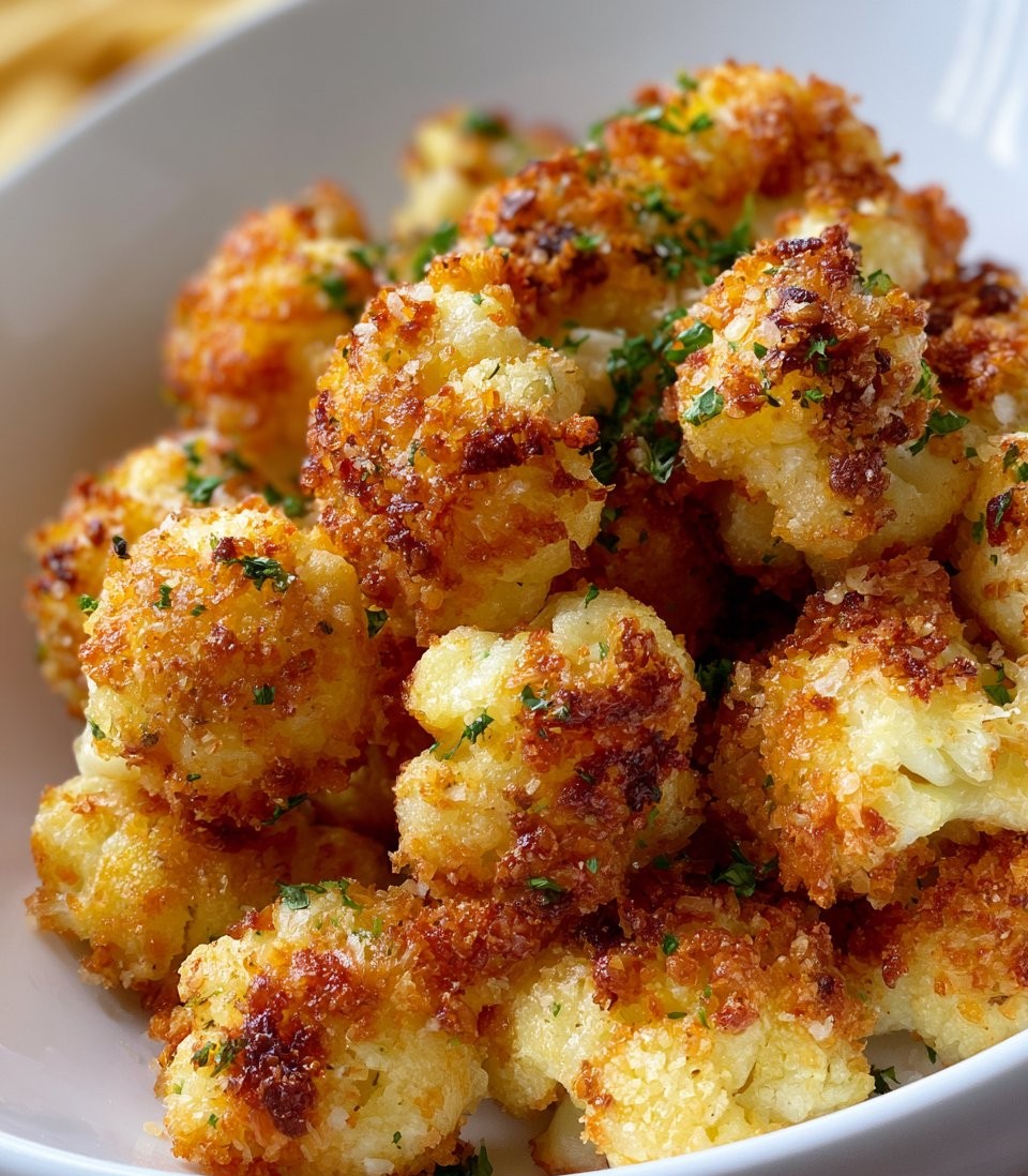 Parmesan Cauliflower Bites
