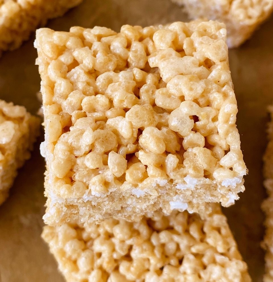 Brown Butter Rice Krispies Treats