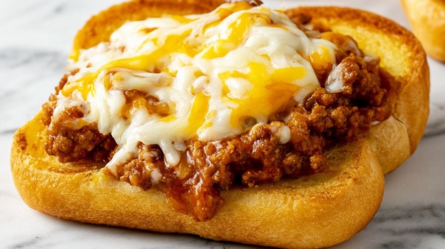 Garlic Bread Sloppy Joes