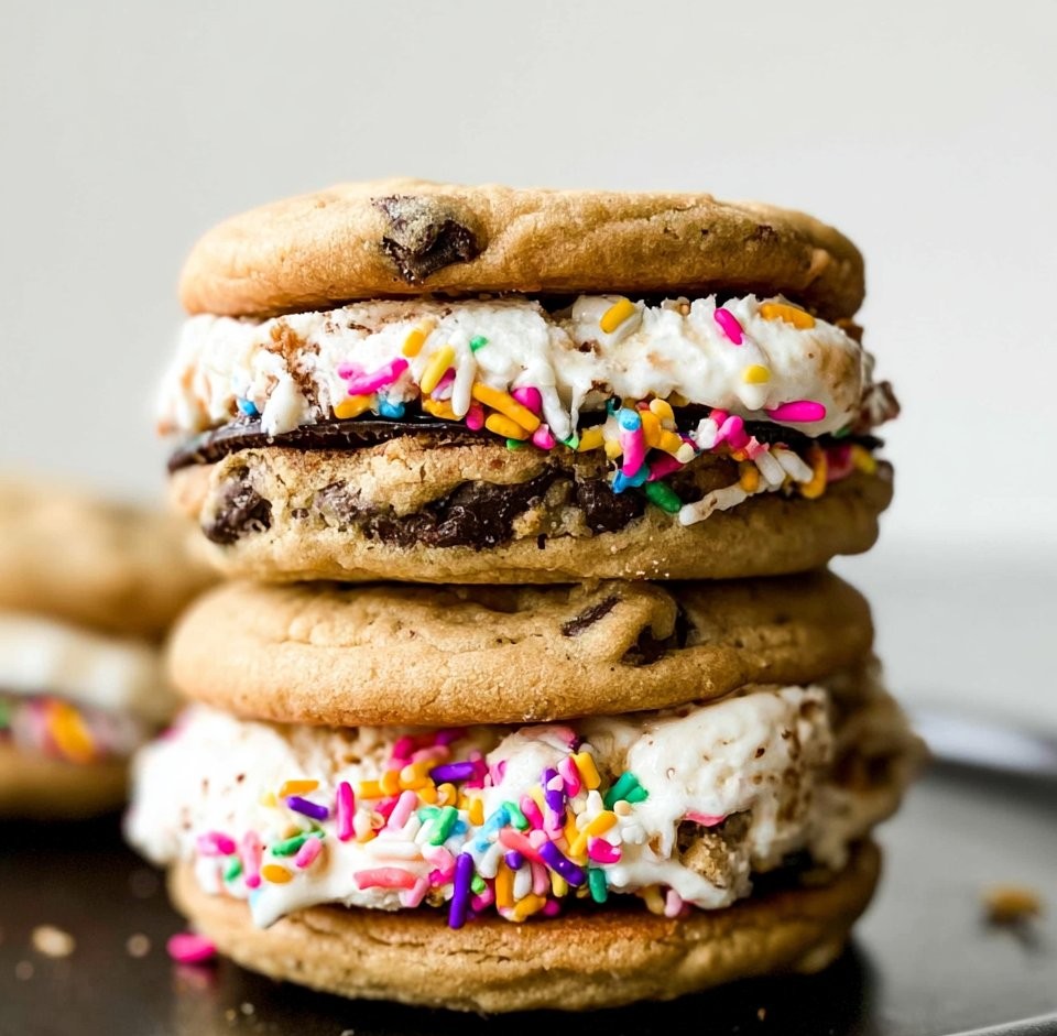 Cookie Ice Cream Sandwiches