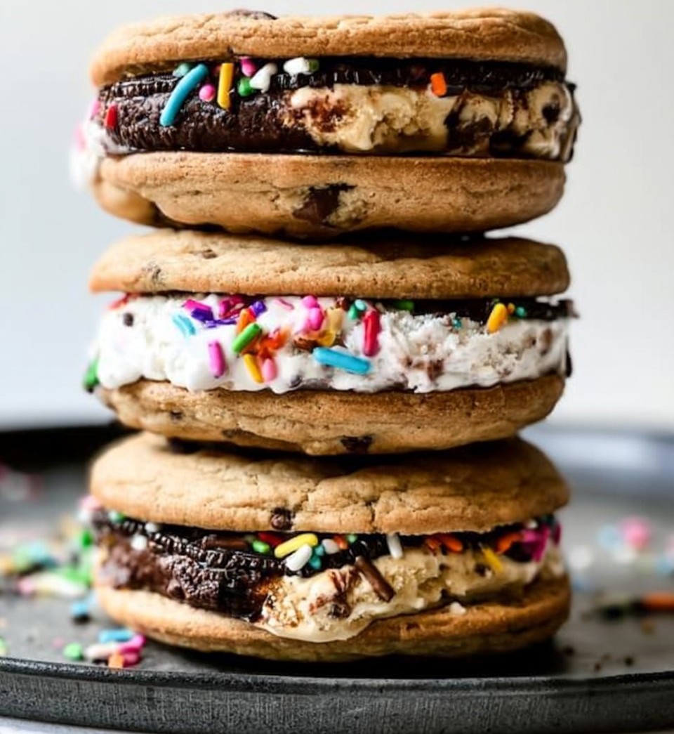 Cookie Ice Cream Sandwiches