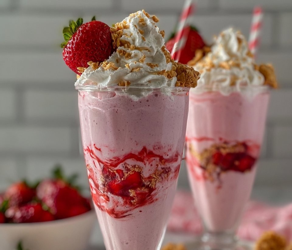 Strawberry Cheesecake Milkshake
