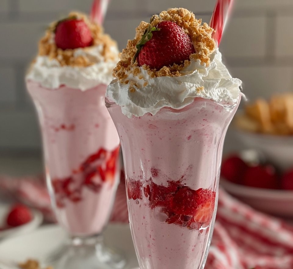 Strawberry Cheesecake Milkshake