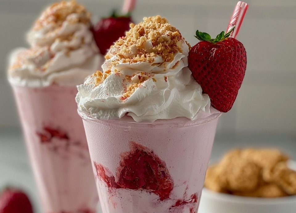Strawberry Cheesecake Milkshake