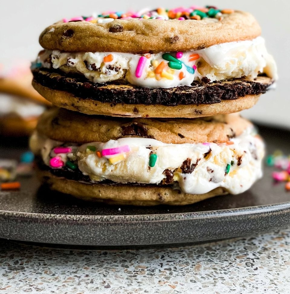 Cookie Ice Cream Sandwiches