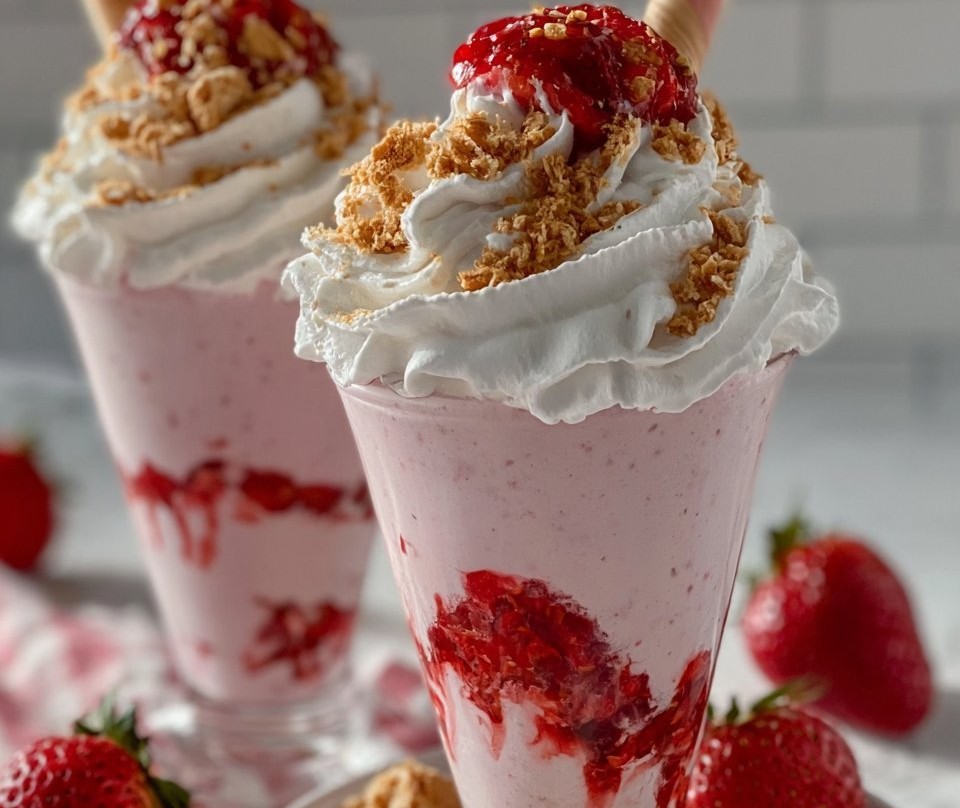 Strawberry Cheesecake Milkshake