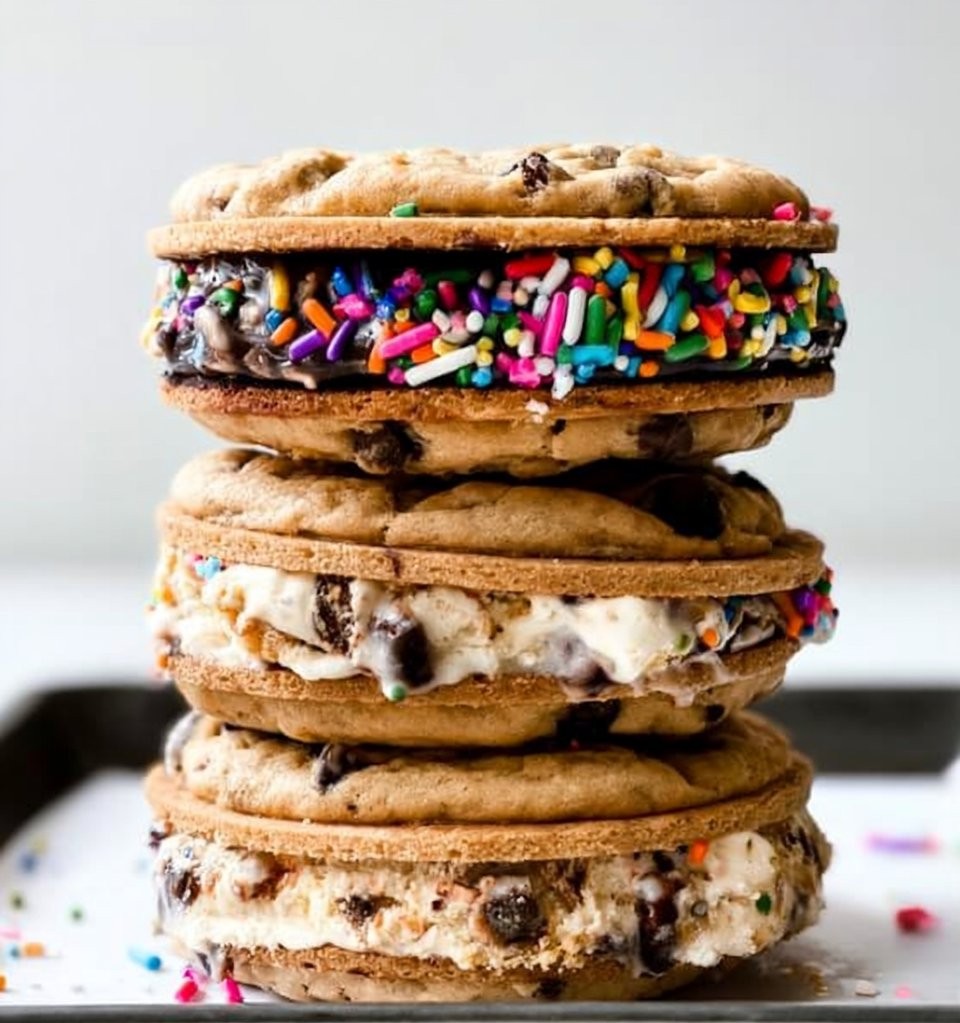 Cookie Ice Cream Sandwiches