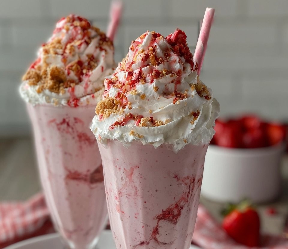 Strawberry Cheesecake Milkshake