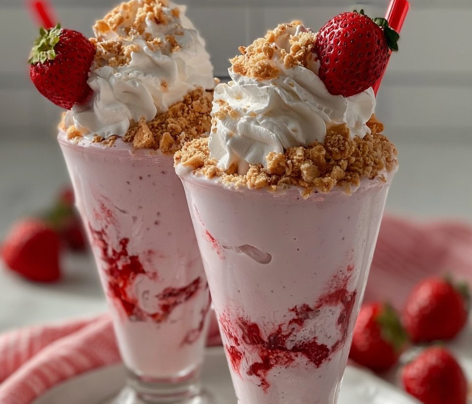 Strawberry Cheesecake Milkshake