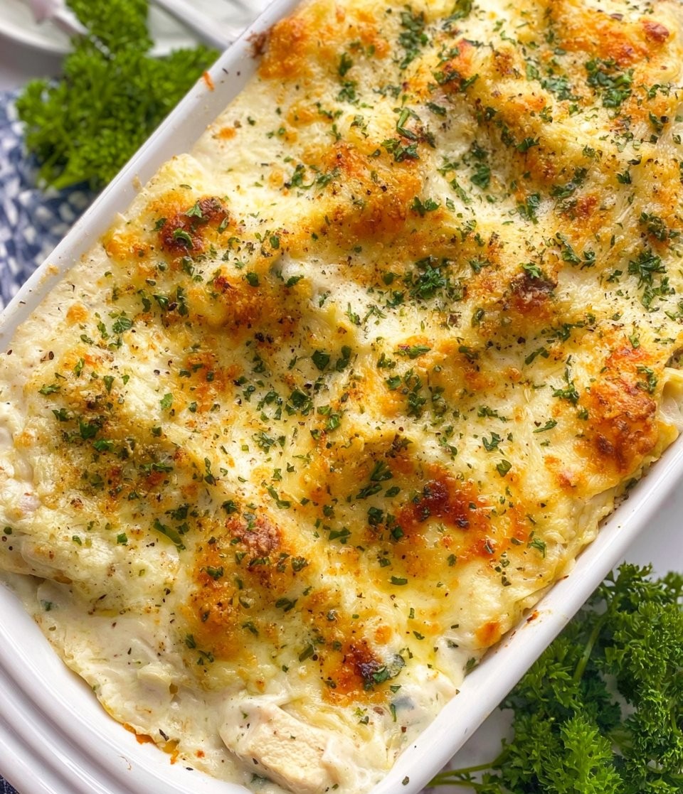 White Chicken Lasagna