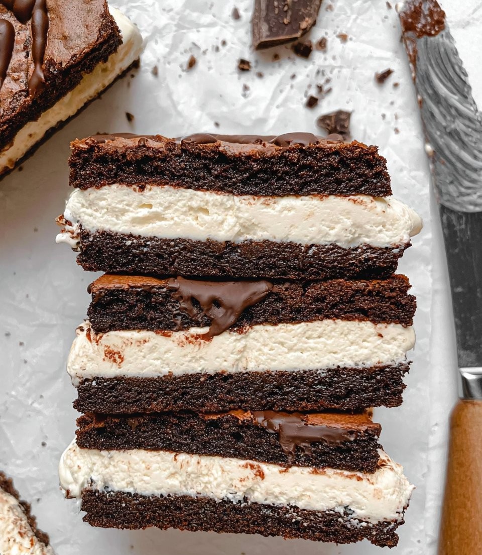 Brownie Ice Cream Sandwiches