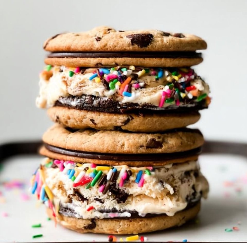 Cookie Ice Cream Sandwiches