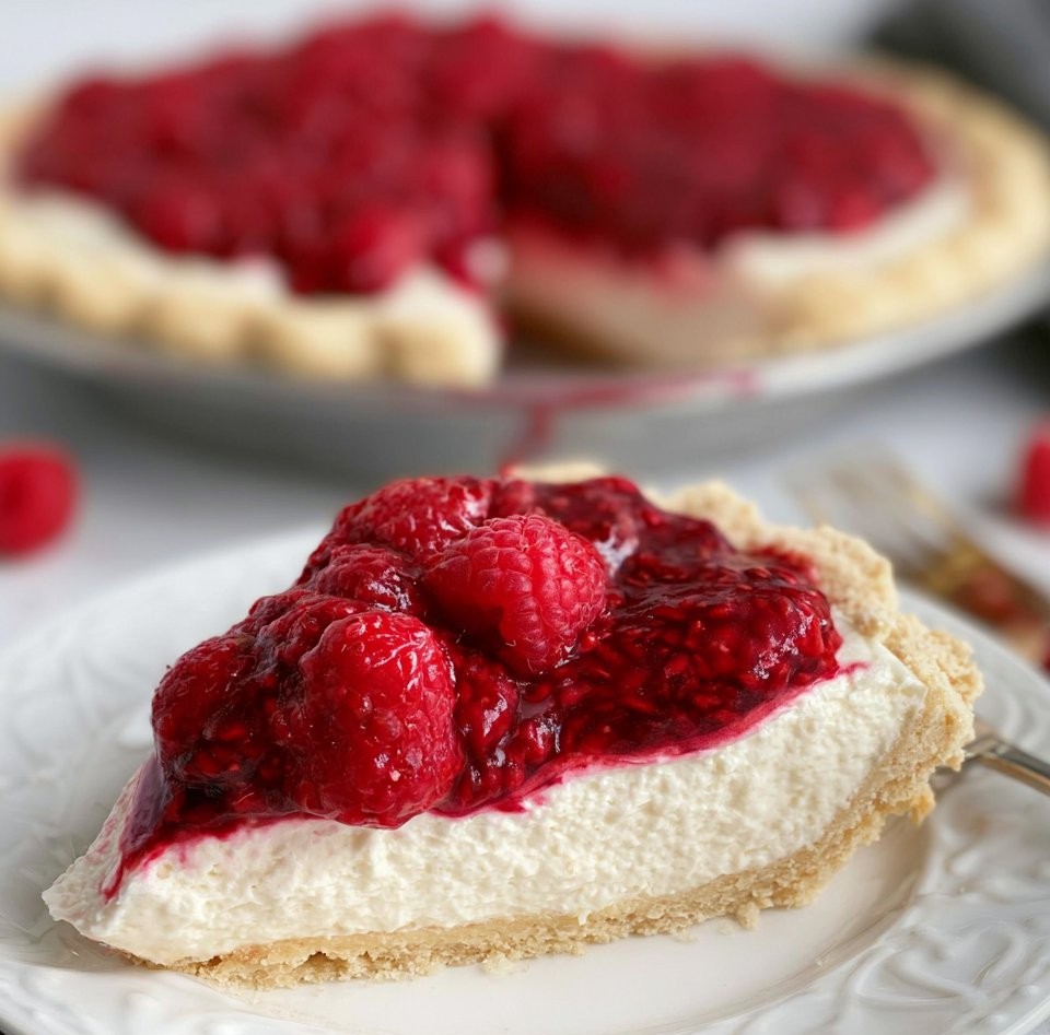 Raspberry Cream Pie