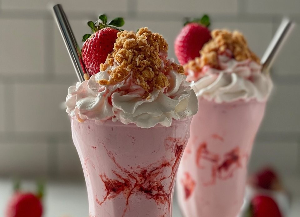 Strawberry Cheesecake Milkshake