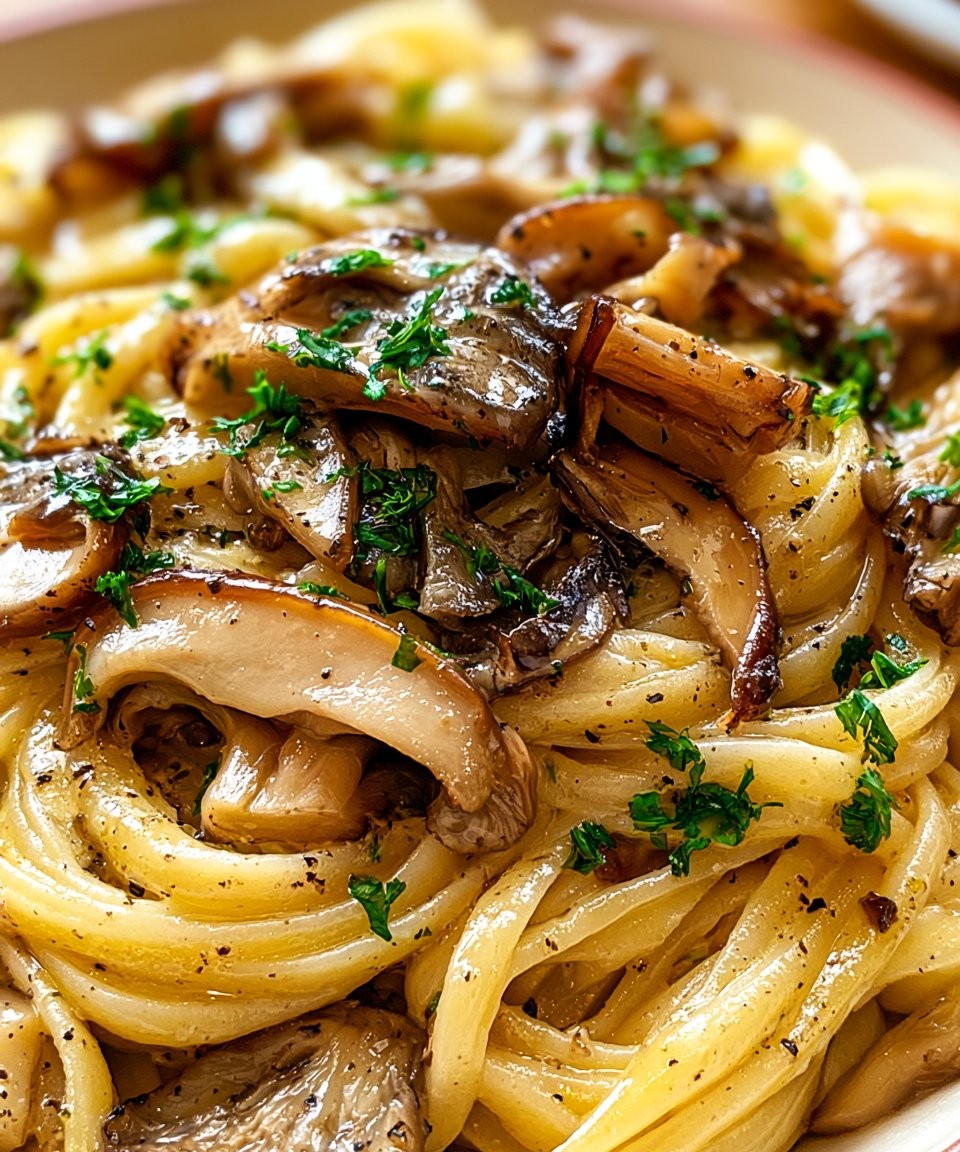 Oyster Mushroom Pasta