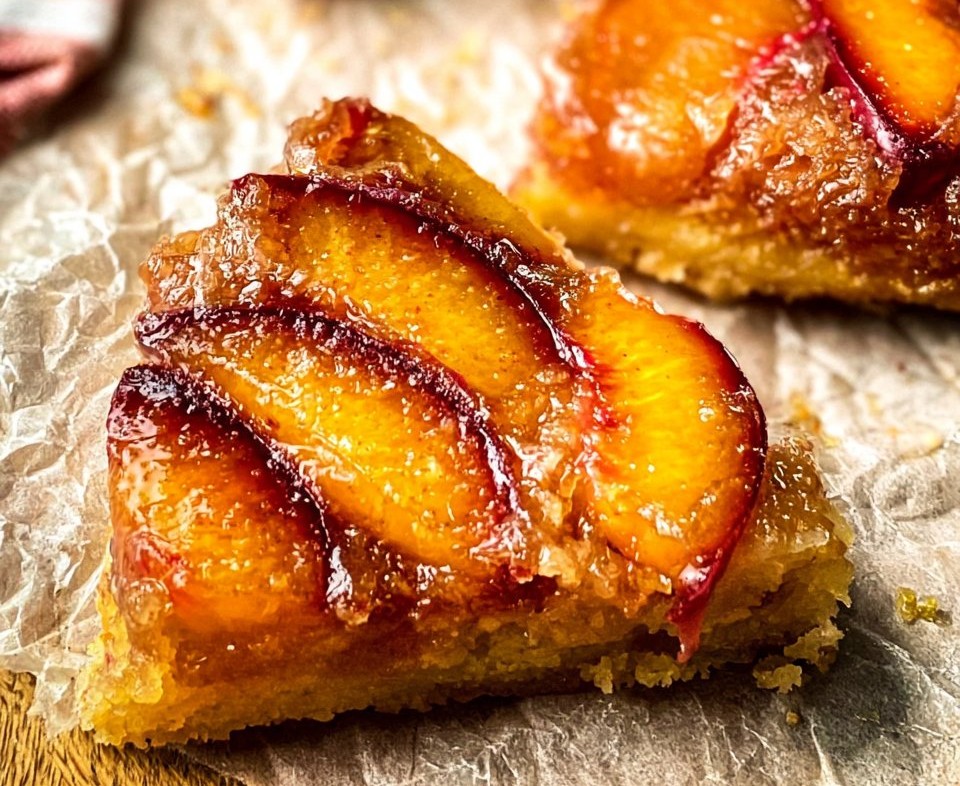 Peach Upside-Down Cake