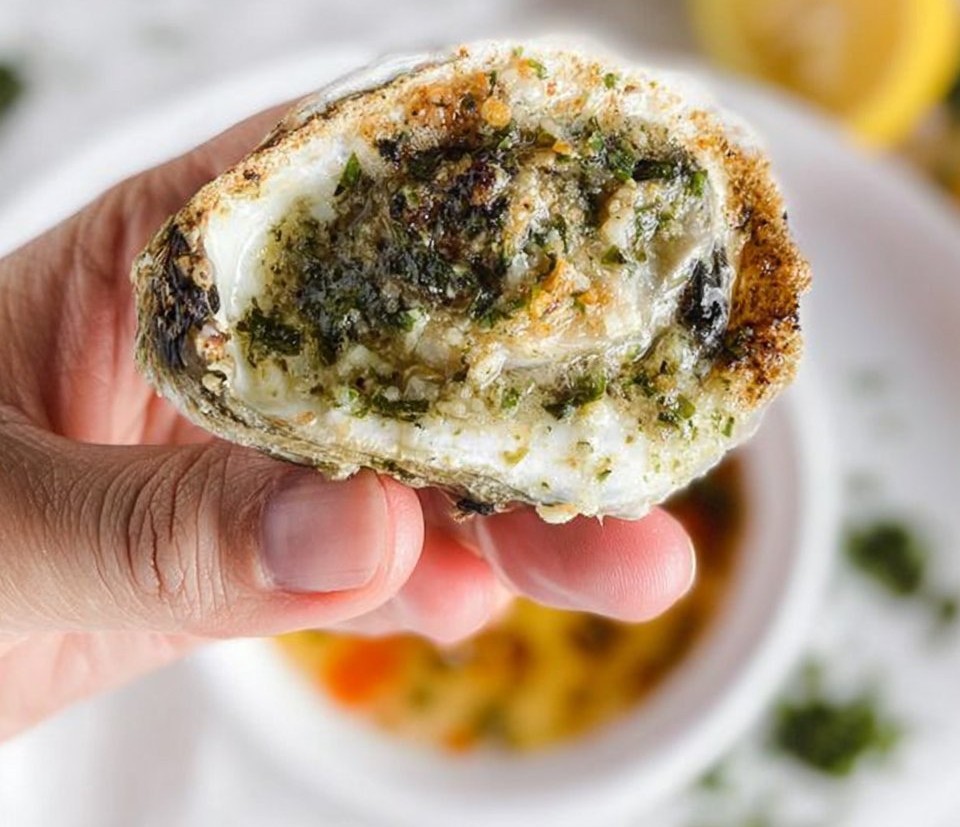 Garlic Herb Butter Oysters