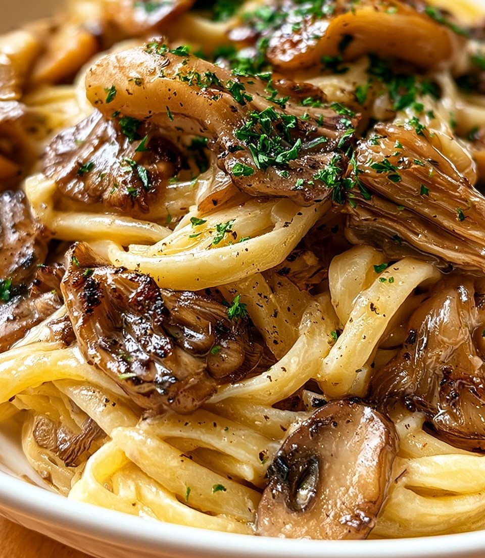 Oyster Mushroom Pasta