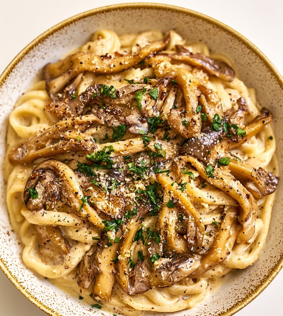 Oyster Mushroom Pasta