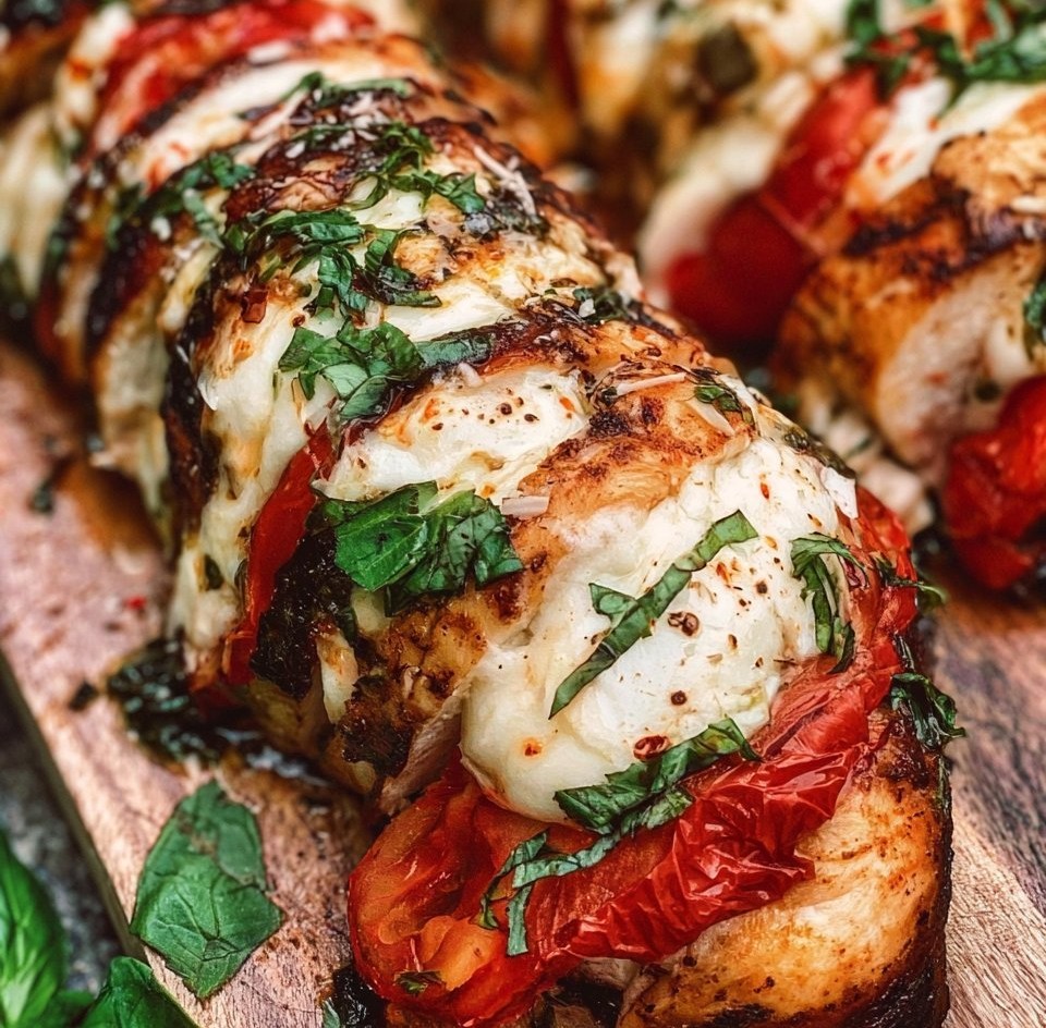 Caprese Stuffed Chicken