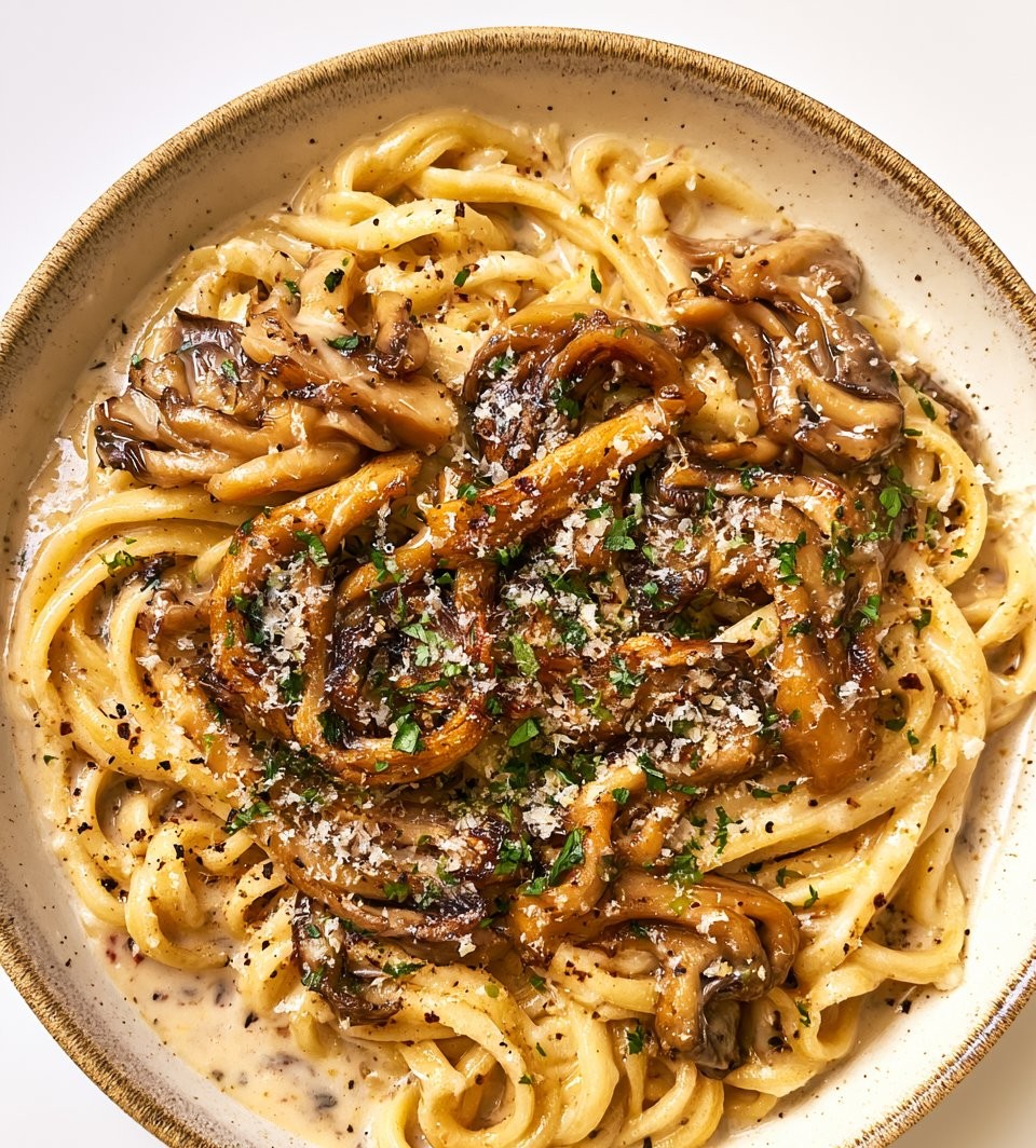Oyster Mushroom Pasta