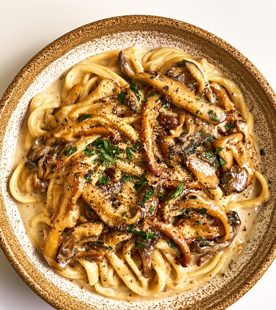 Oyster Mushroom Pasta