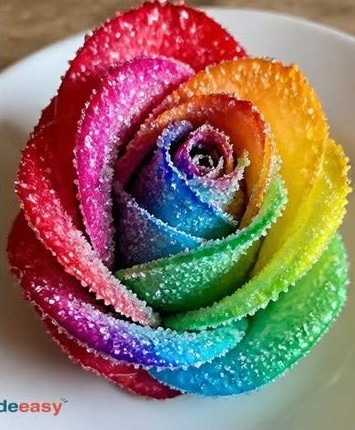 Rainbow Crystal Wedding Rose