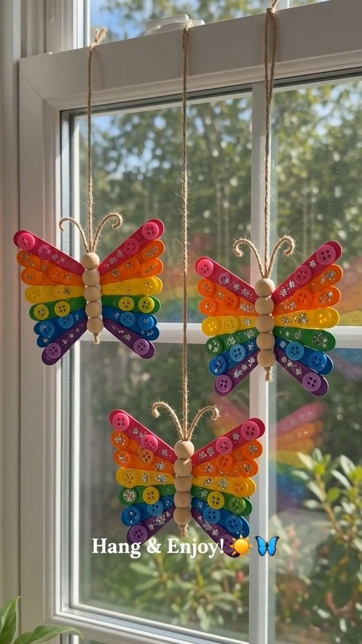 Paper shapes and colorful details come together to make a butterfly craft with a touch of playful magic. A fun project to try this weekend.