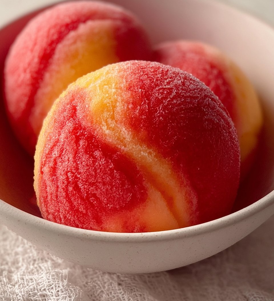 Strawberry Pineapple Sorbet