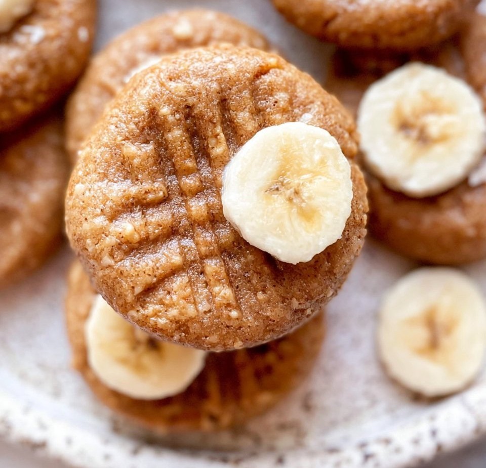 Banana Peanut Butter Cookies