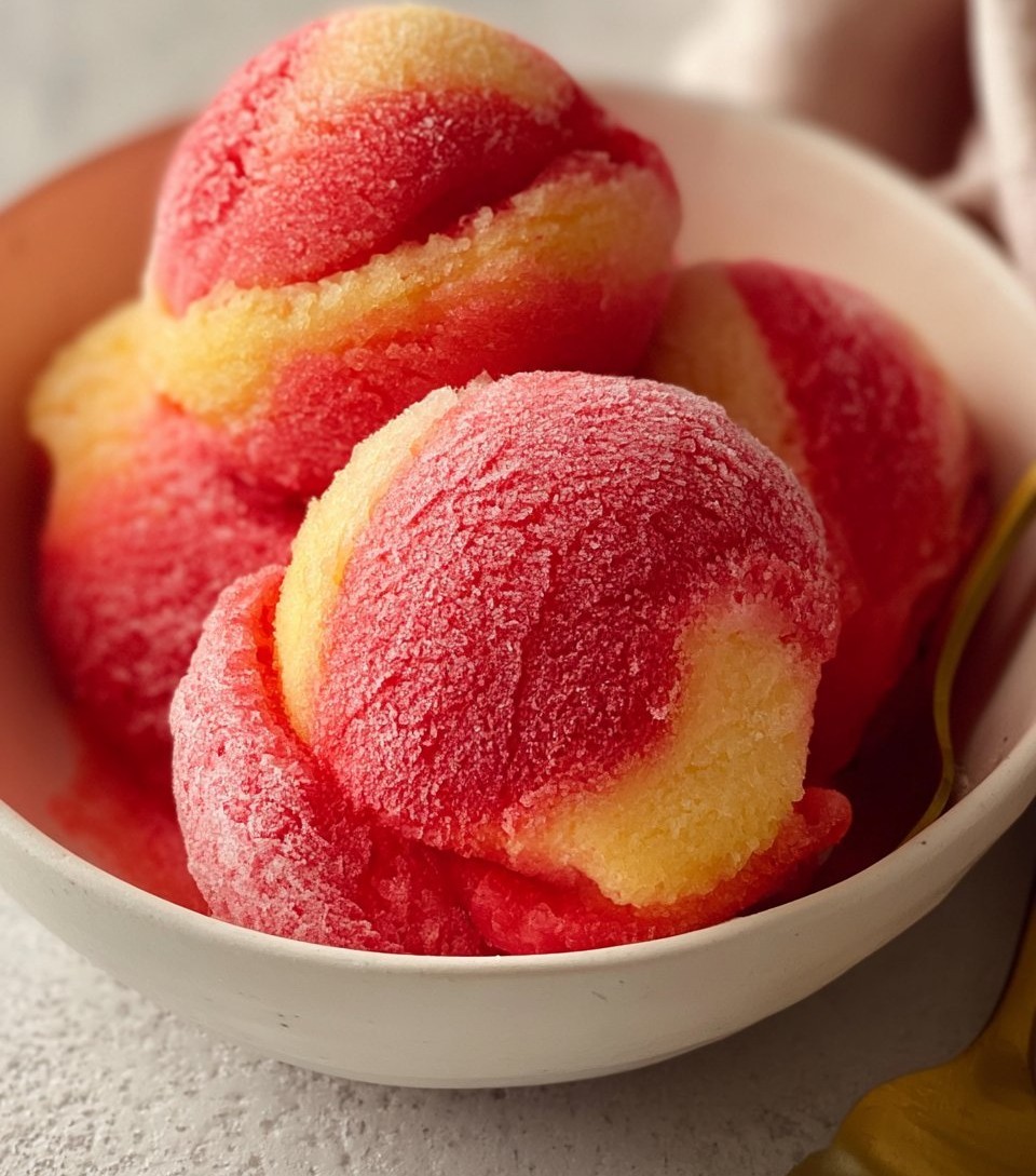 Strawberry Pineapple Sorbet
