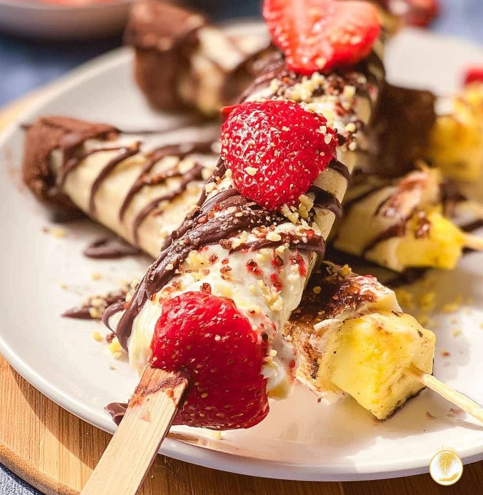 Banana Split Kabobs