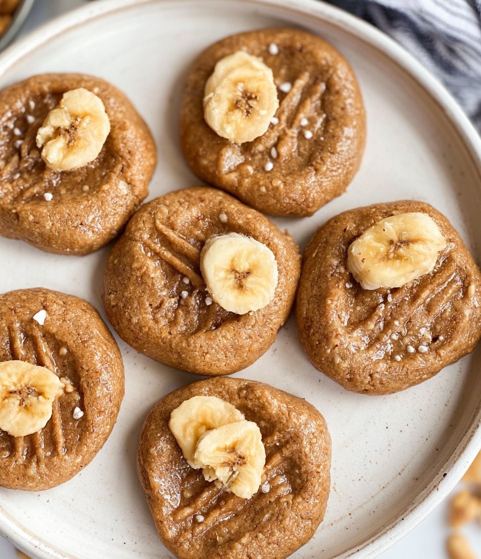 Banana Peanut Butter Cookies