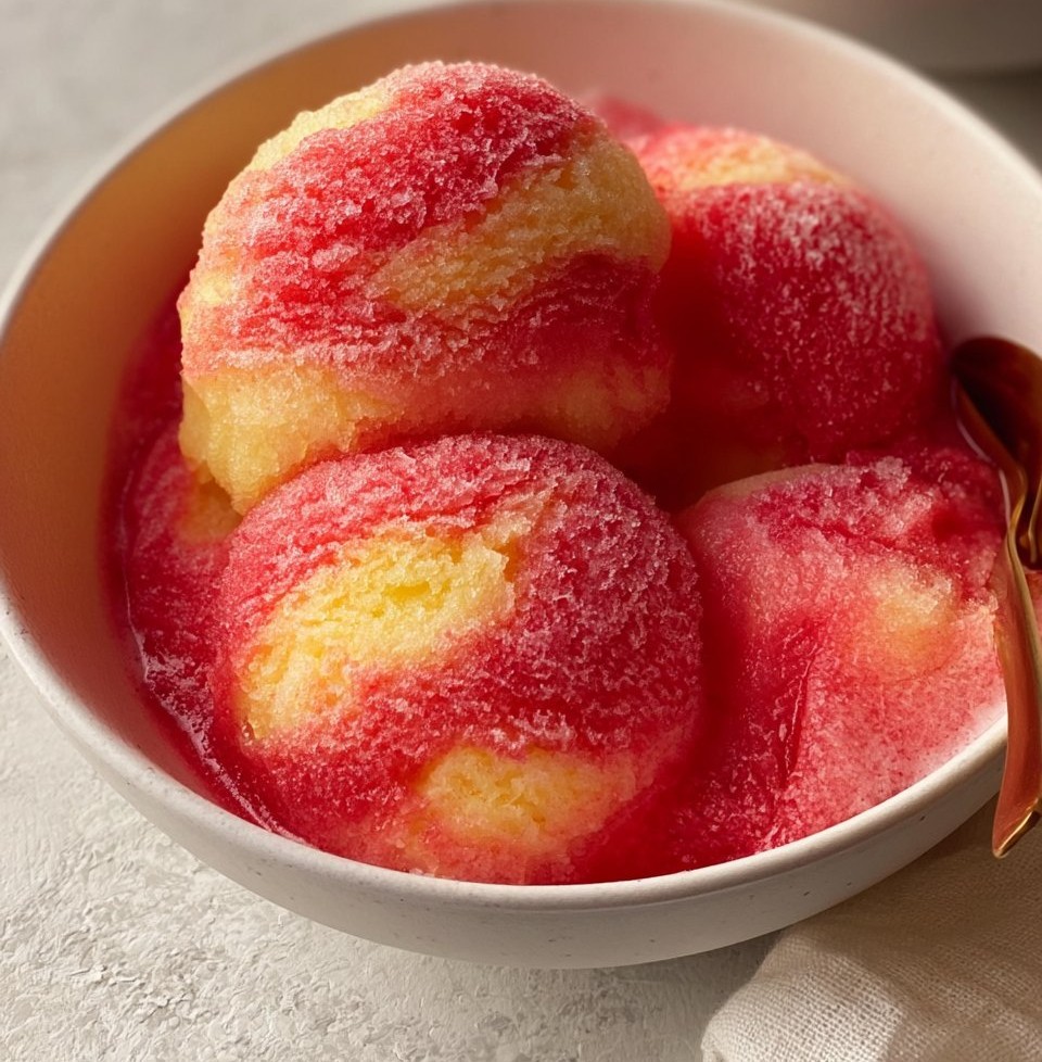 Strawberry Pineapple Sorbet