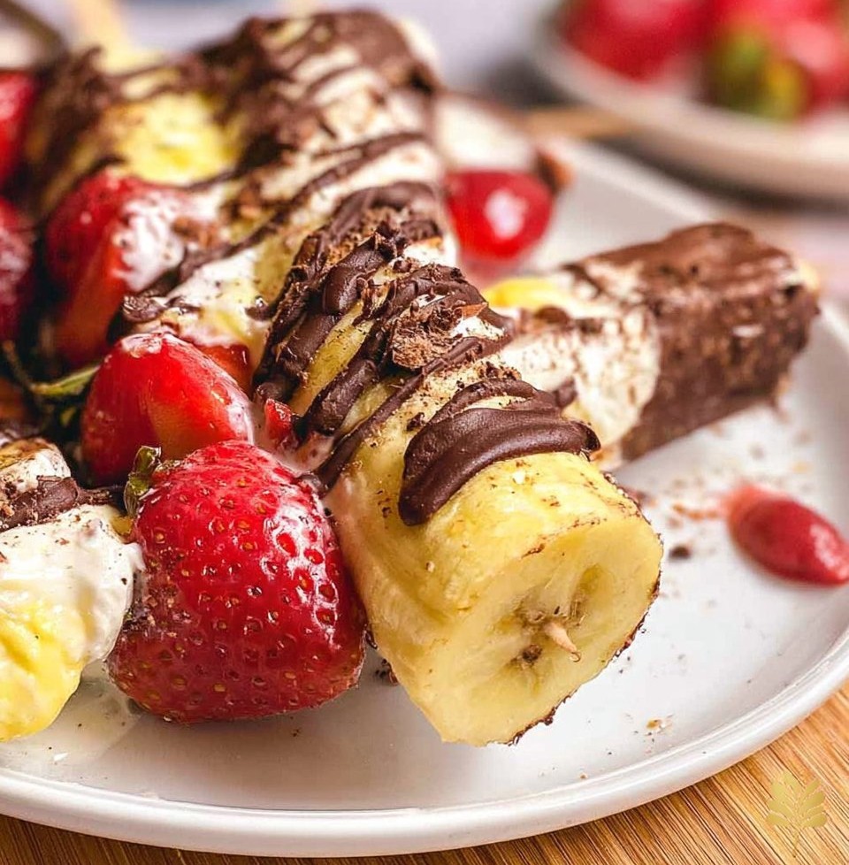 Banana Split Kabobs