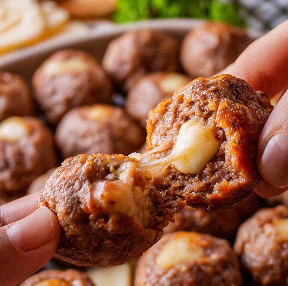 Cheese Stuffed Meatballs
