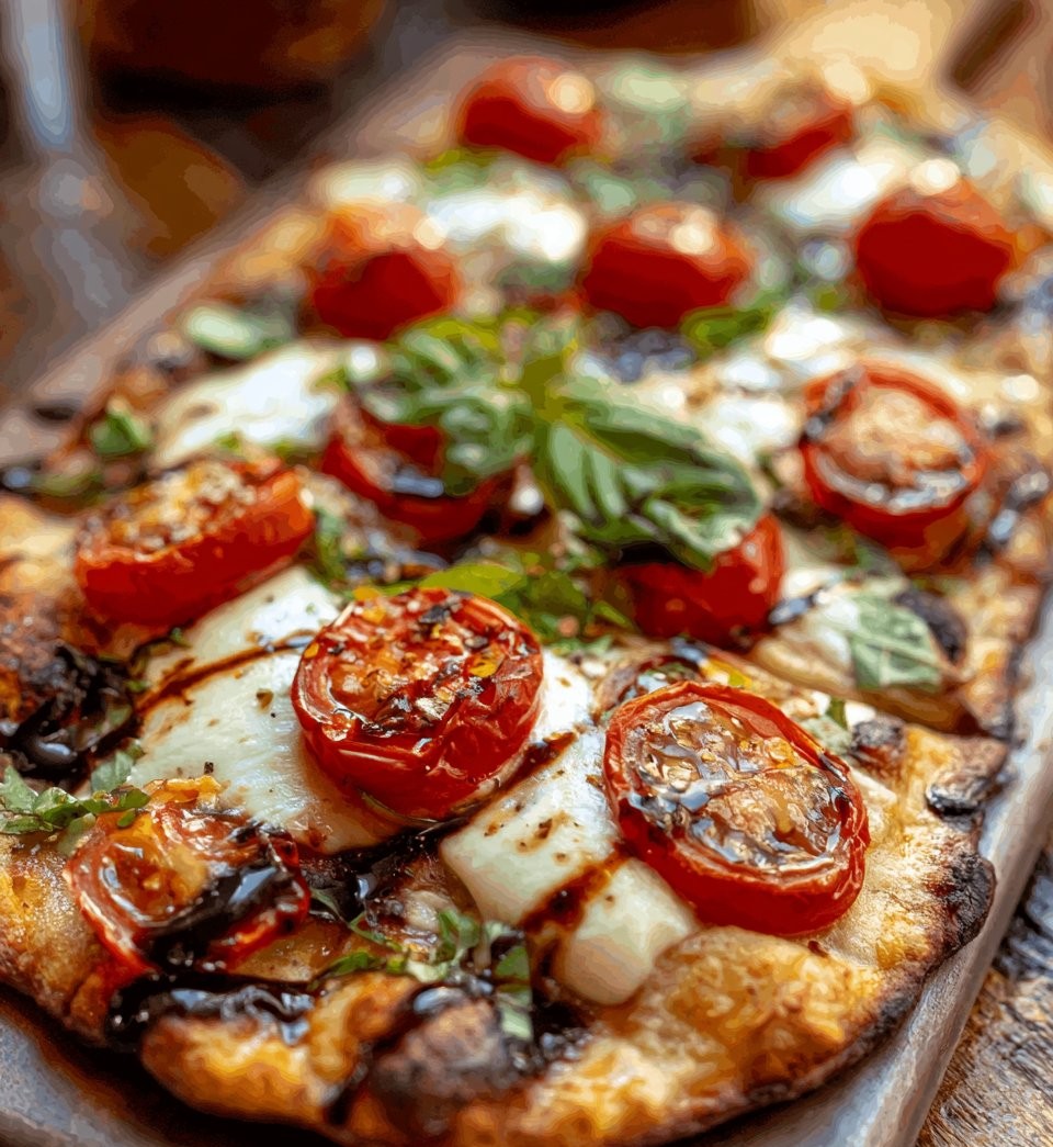 Caprese Flatbread Pizza