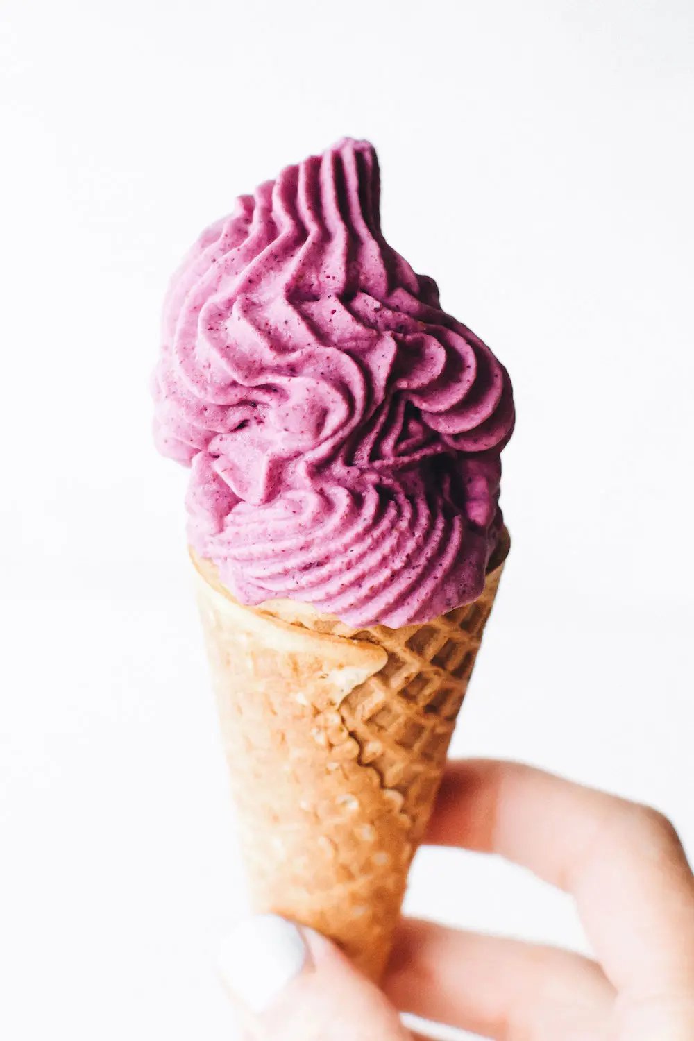 Vegan Blueberry Frozen Yogurt Recipe