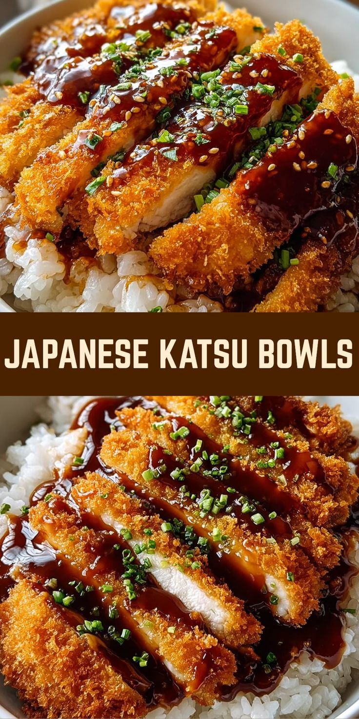 Japanese Katsu Bowls With Easy Meals Dinner Ideas Japanese