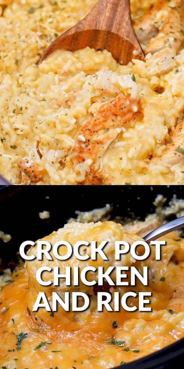 CROCK POT CHICKEN & RICE