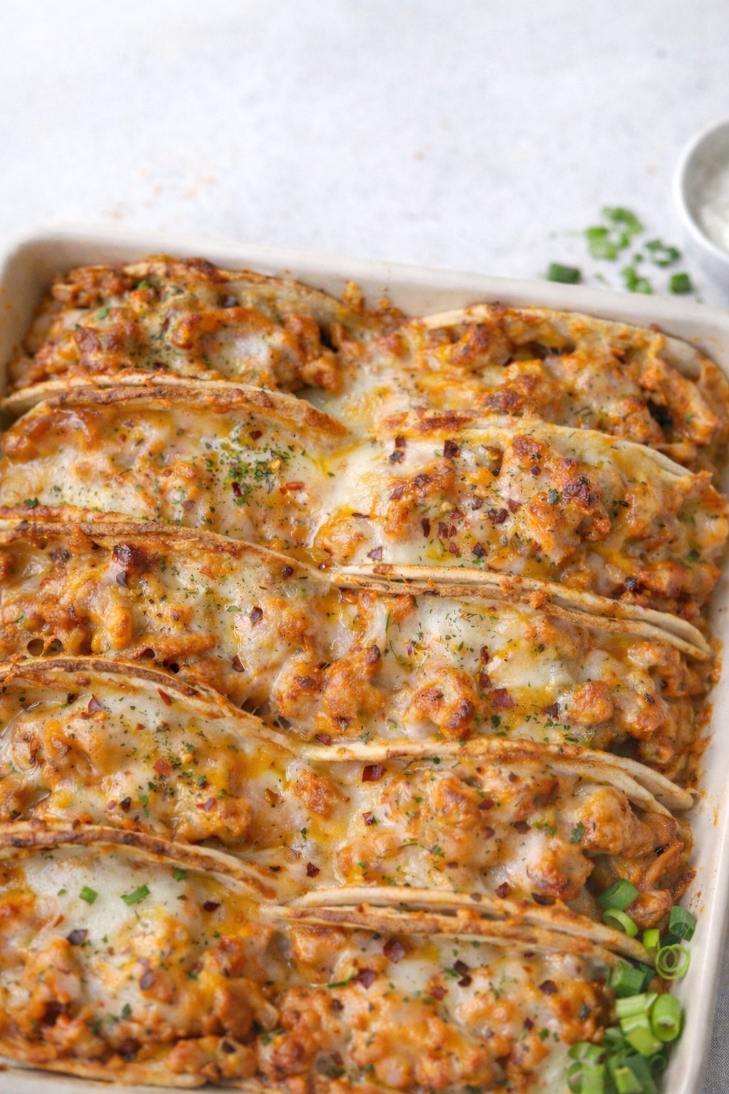 Baked Chicken Bacon Ranch Tacos
