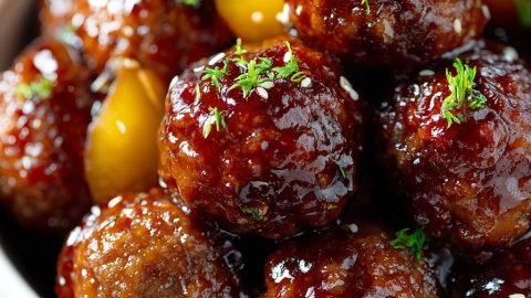 Slow Cooker Teriyaki Meatballs