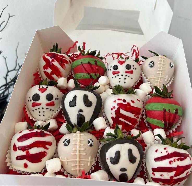 Halloween strawberries