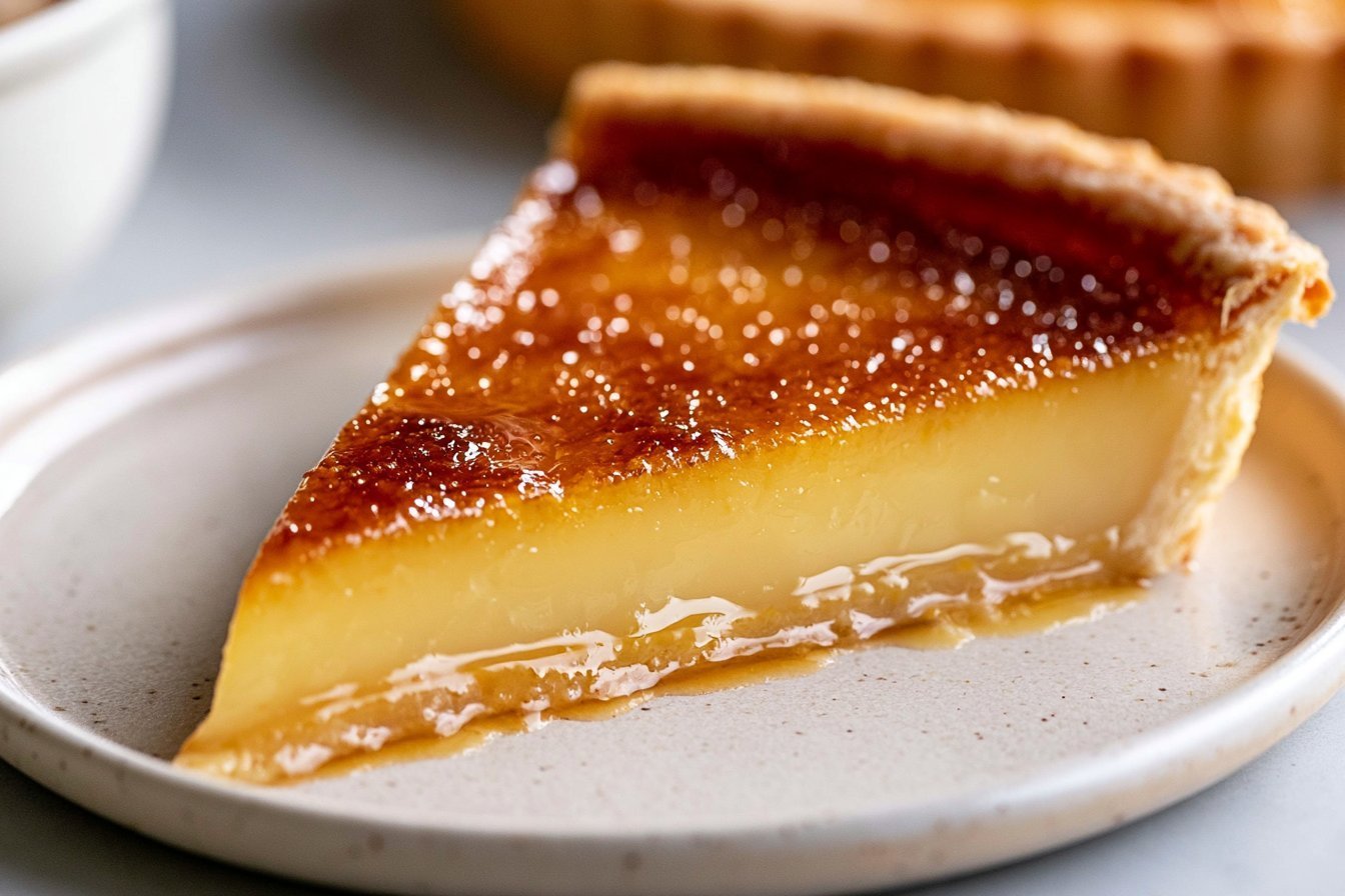 Silky French Custard Tart